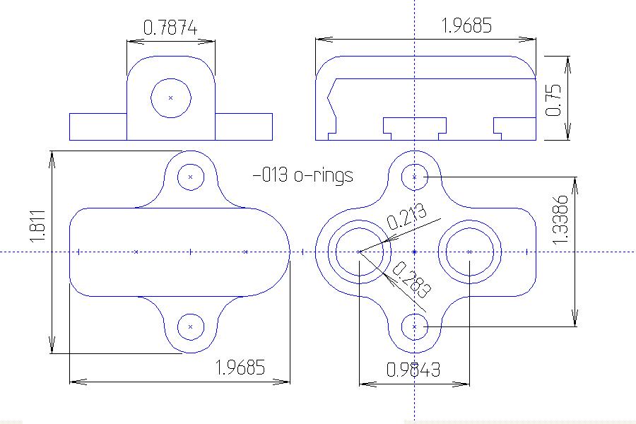 RZ500 anti dive by pass plates