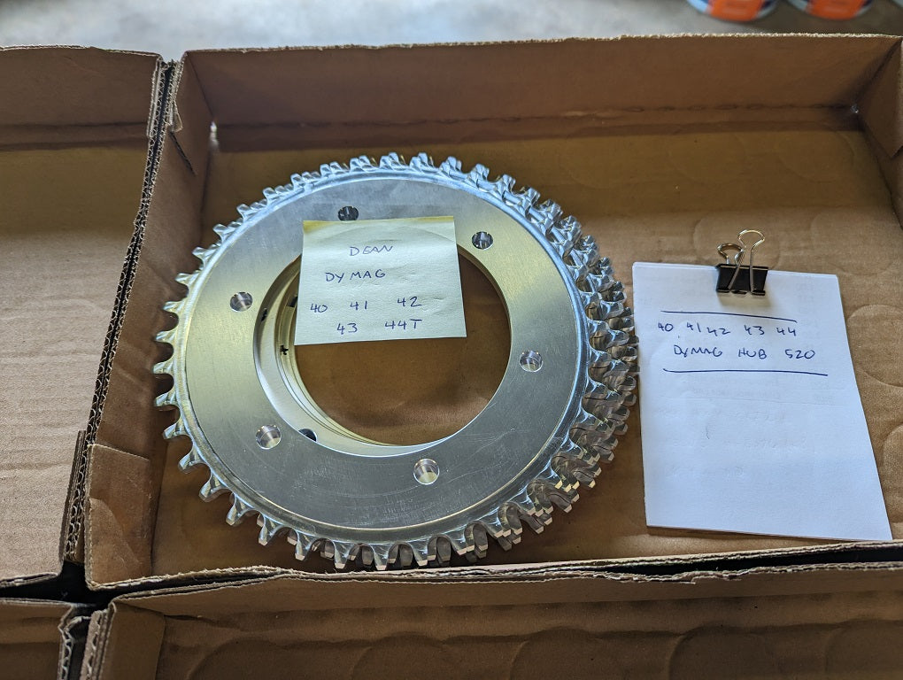 Yamaha R6 aluminum 520 rear sprocket
